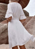 Boho Summer V Neck Print Dress